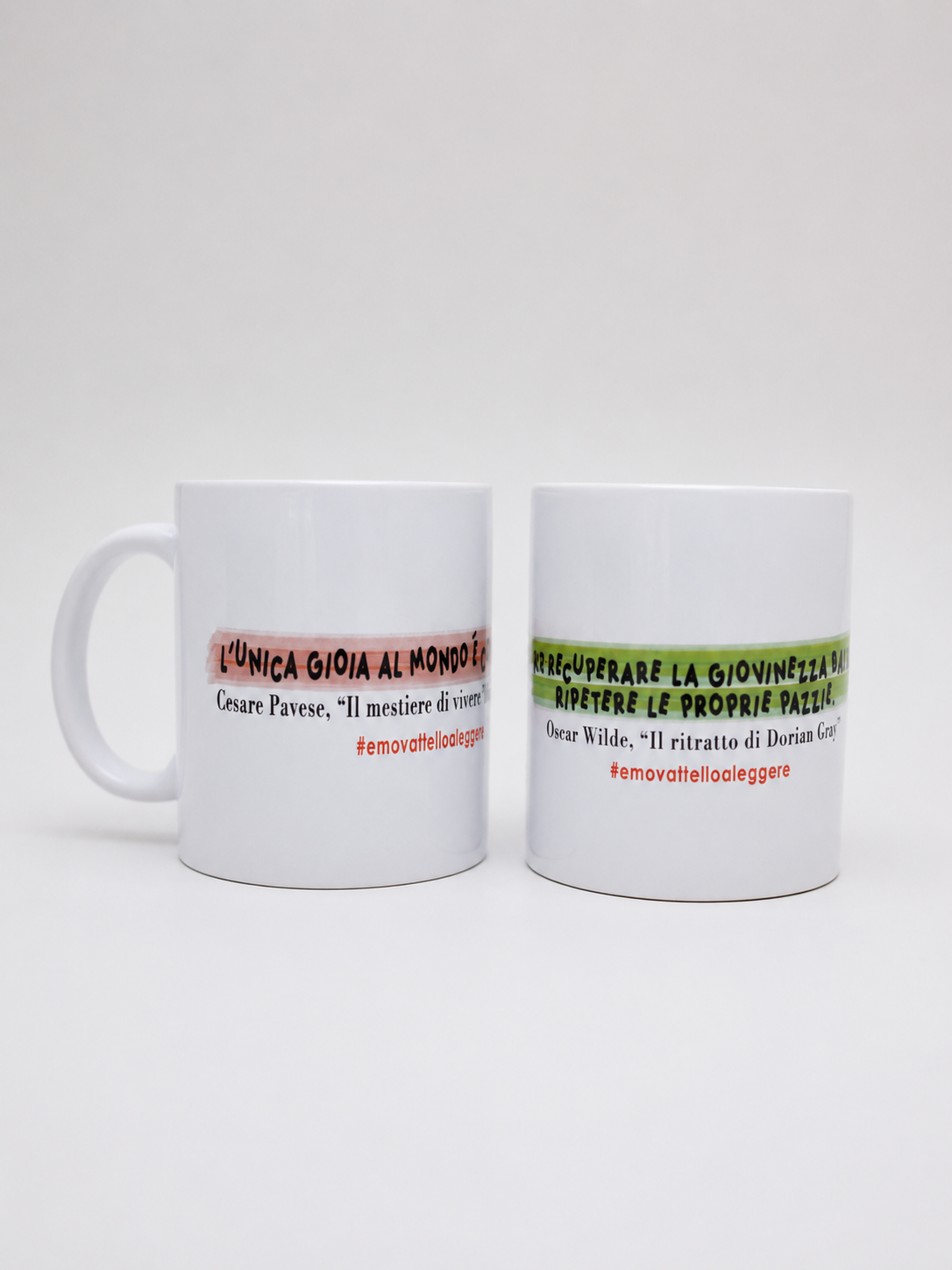<b> TAZZA </b> <br> Oscar Wilde: "Per recuperare la giovinezza basta ripetere le proprie pazzie"
