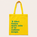 <b> SHOPPER </b> <br> "I libri fanno male sulo si te cadeno 'ncapa"