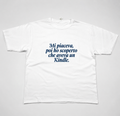 T-shirt "Mi piaceva poi ho scoperto che aveva un kindle"